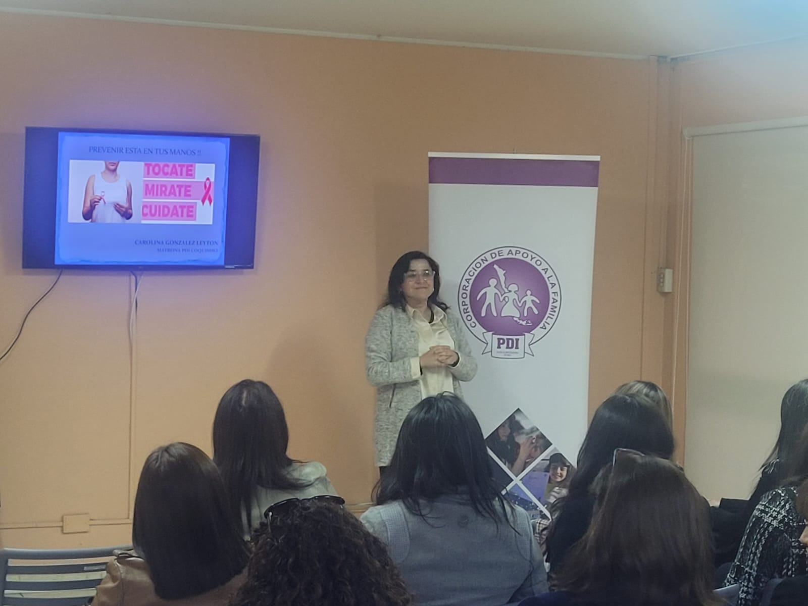 charla matrona cancer de mamas